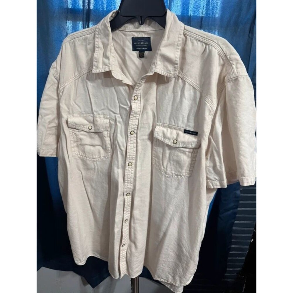 Lucky Brand short-sleeve button-down shirt